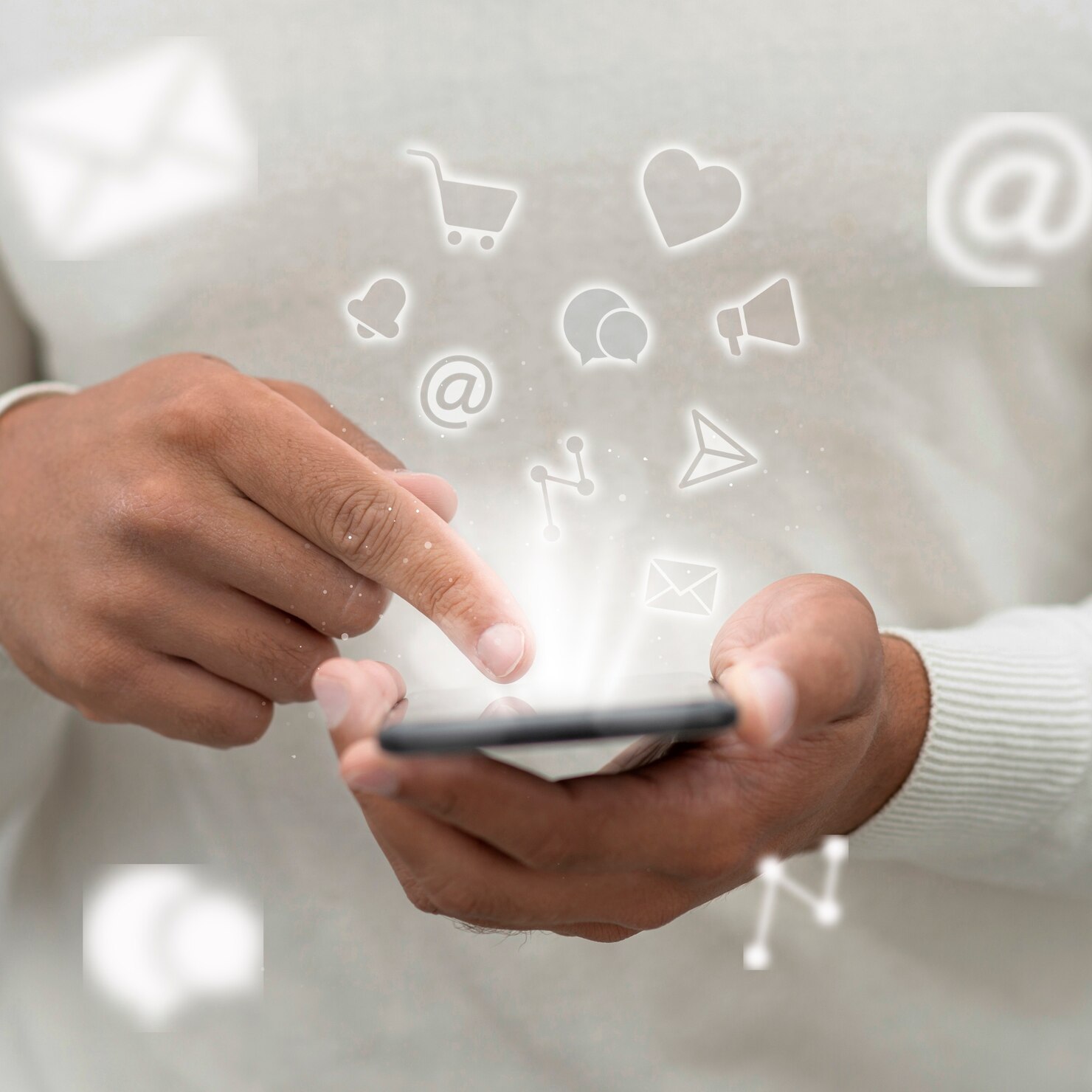 concepto marketing redes sociales marketing aplicaciones 23 2150063156