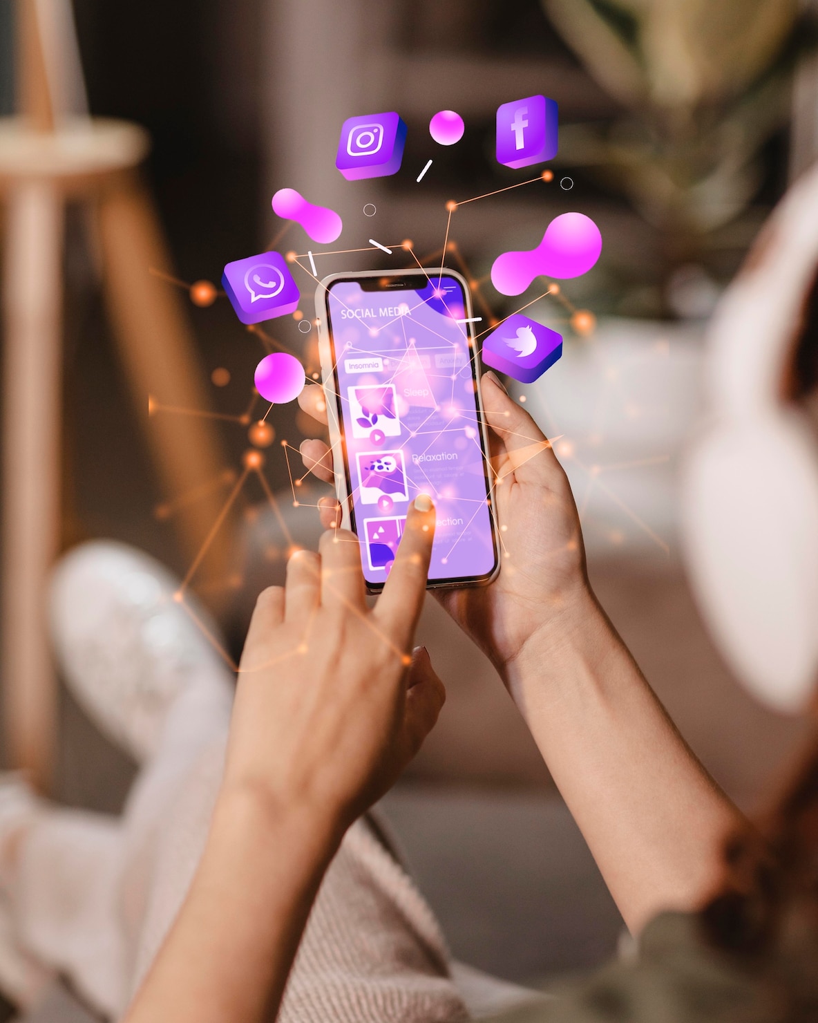manos sosteniendo concepto redes sociales telefonos inteligentes 23 2150208238